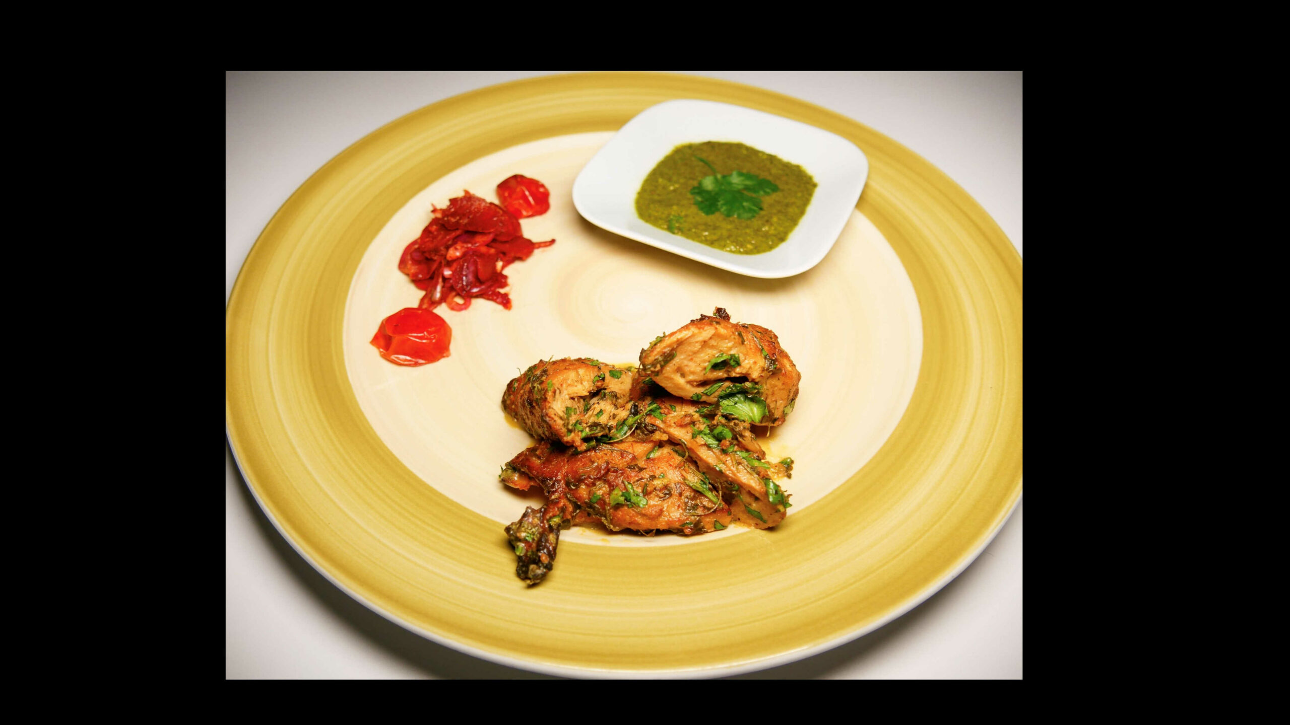 Vegan Soya Chaap entree by Kumar's Kitchen